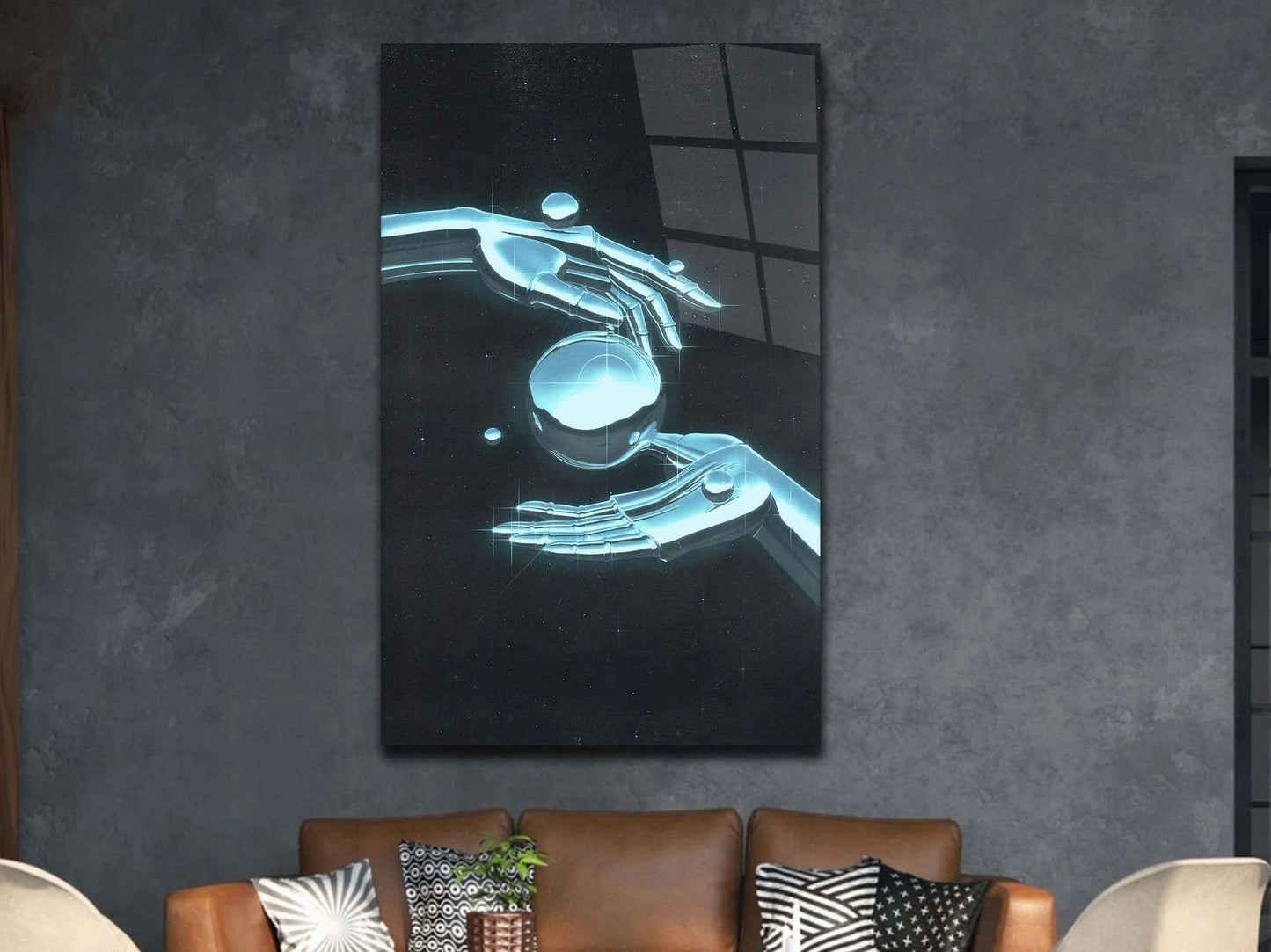 Hajime Sorayama Tempered Glass Wall Art